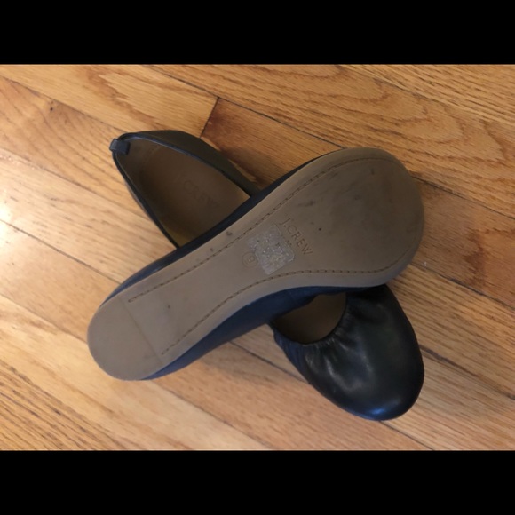 J. Crew Black Leather Ballet Flats - Picture 5 of 5
